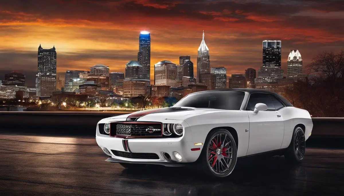 Image depicting a person holding a car title with the Ohio state emblem in the background